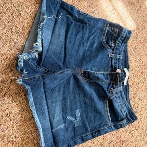 KanCan Dark Blue Jean Shorts